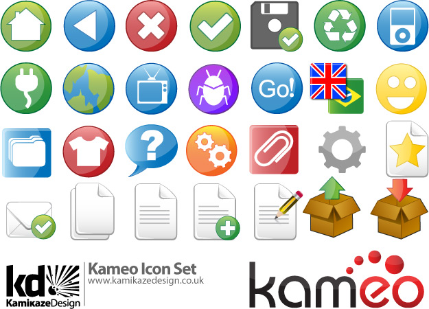 KAMEO icon vector vector  