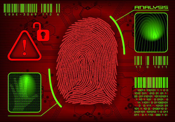 Vector set of fingerprints design elements 02  
