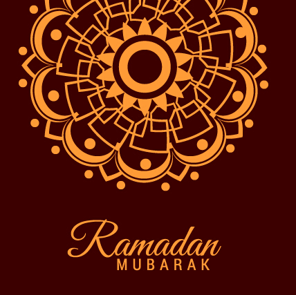 Background ramadan mubarak vector design set 10  