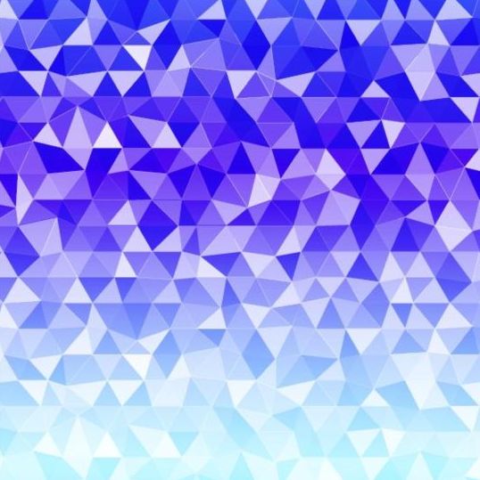 Colored polygon with blurred background vector 02  