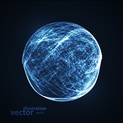 Concept sphere creative vector illustration  