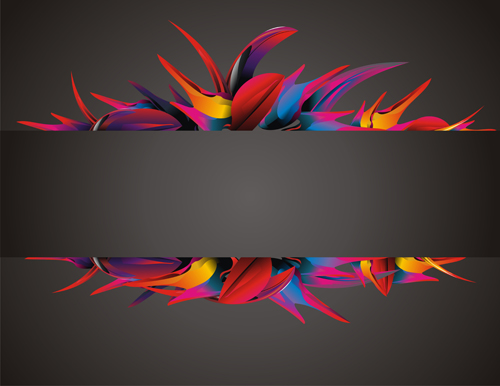Creative abstract cover background vectors 06  