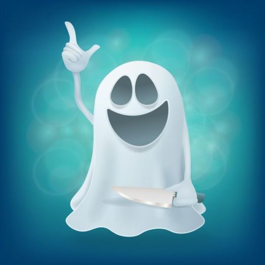 Halloween ghost design vector material 12  