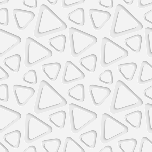 Layered white vector seamless pattern 04  