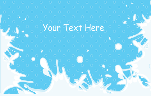 Milk with blue backgrounds vector  