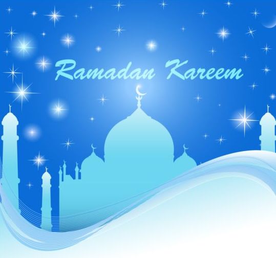 Ramadan Kareem abstrakt vektor bakgrund  