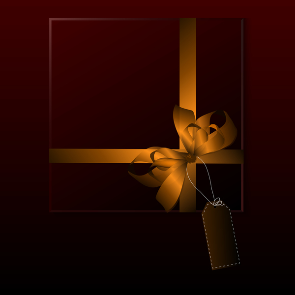 luxe vierkante geschenkdoos template vector 01  