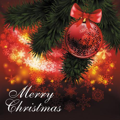 2013 Merry Christmas elements vector material set 01  