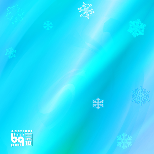 Abstract background with snowflake vectors 05  