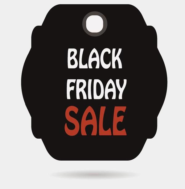 Black friday sale tags template vectors 07  