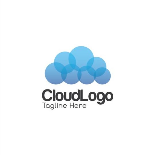 Nuvola logo creativo design vettoriale 03  