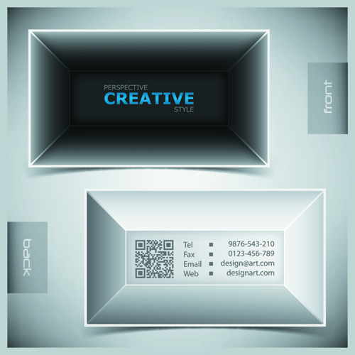 Creative Business Cards Vector background 05  