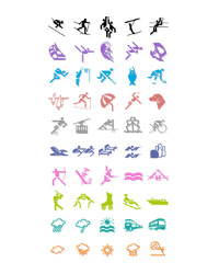 Olympic icons 1 vector  