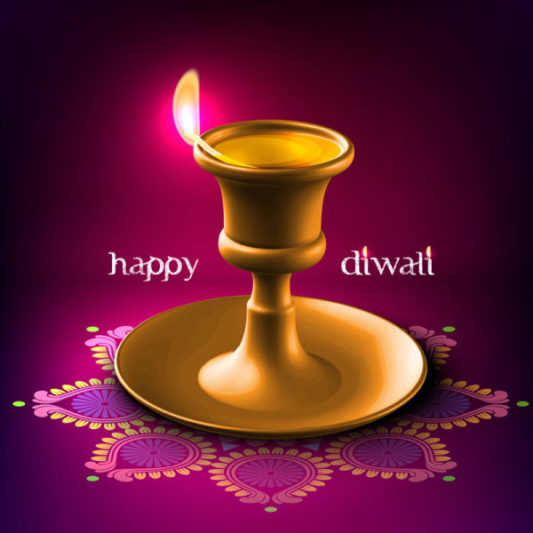 Beautiful happy diwali backgrounds vector 03  