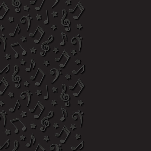 Black art background vector 04  