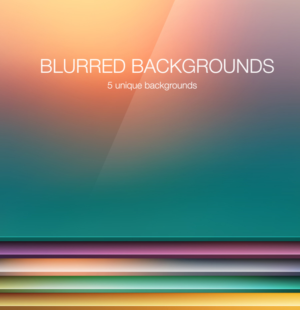 Blurred background colored vector  