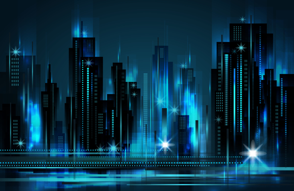 Blurs city background design vectors 04  