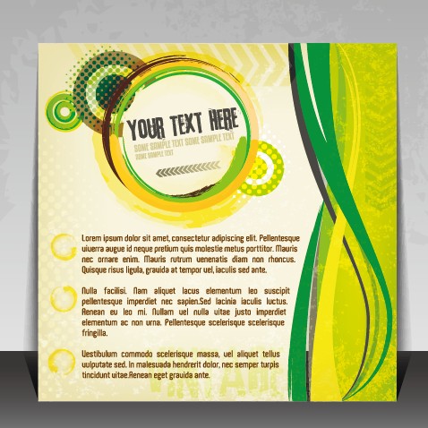 Creative Business brochure covers vector graphic 01  