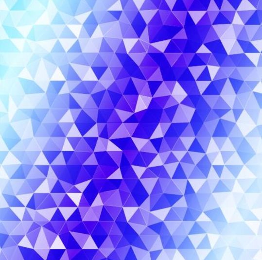 Farbiges Polygon mit verschwommenem Hintergrundvektor 10  