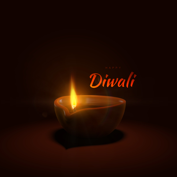 Diwali vecteur de fond créatif 01  