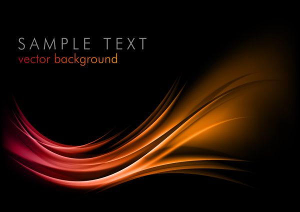 Dynamic wavy lines shininy background vector  