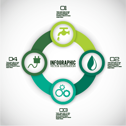 Ecology and energy infographic vector illustration 02  