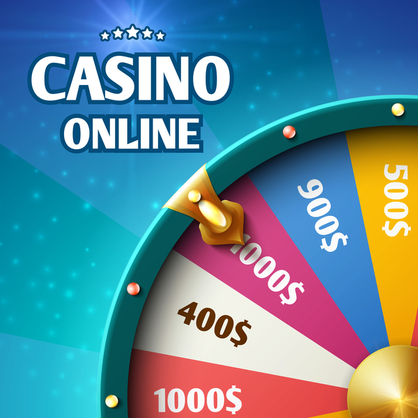 Casino online Vektor Hintergrund  