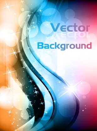 Dynamic light wave background vectors 01  