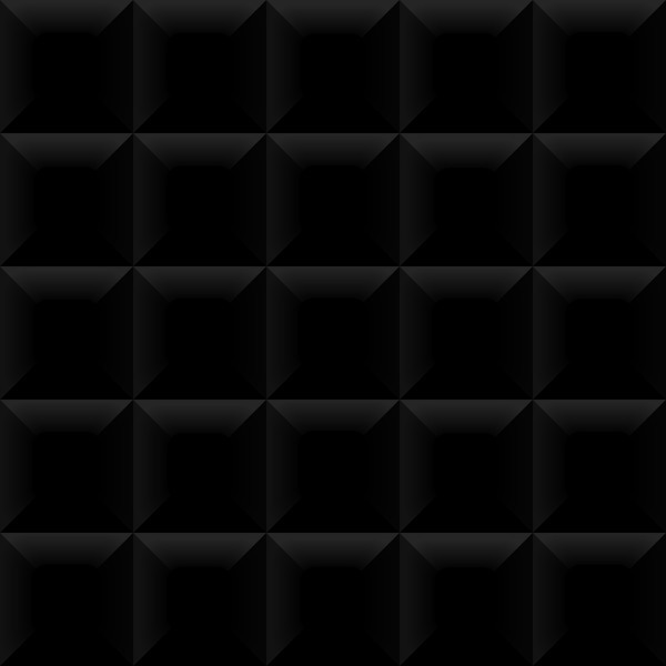 Schwarzen 3D-Textur Muster nahtloser Vektor 01  