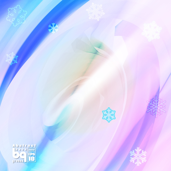 雪片ベクトル04で抽象的な背景  
