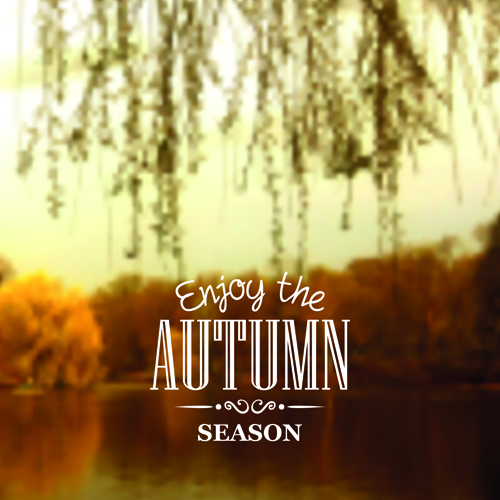 Autumn season nature blurred background 02  