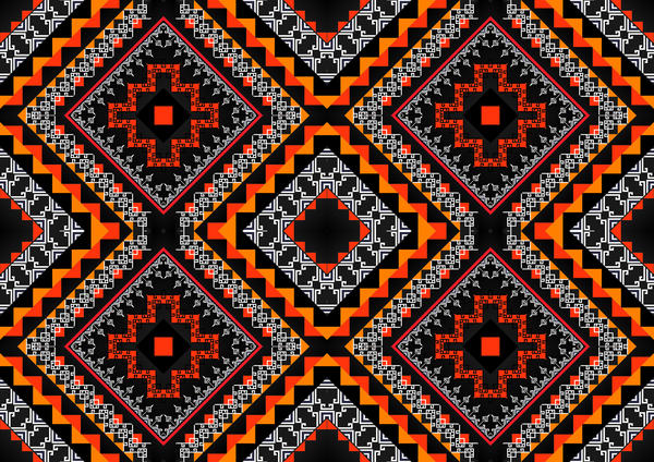 02 の美しい民族装飾パターン ベクトル  