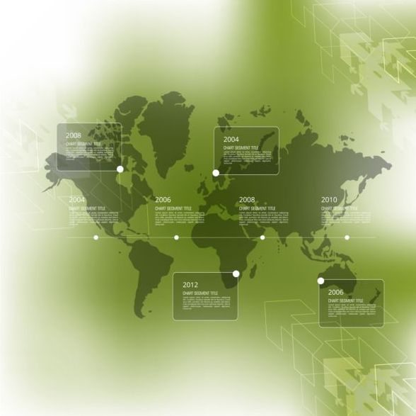 Бизнес-Инфографика шаблон зеленых стилей вектор 11  