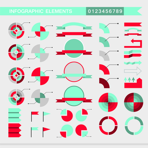 Creative infographic element vector material 02  