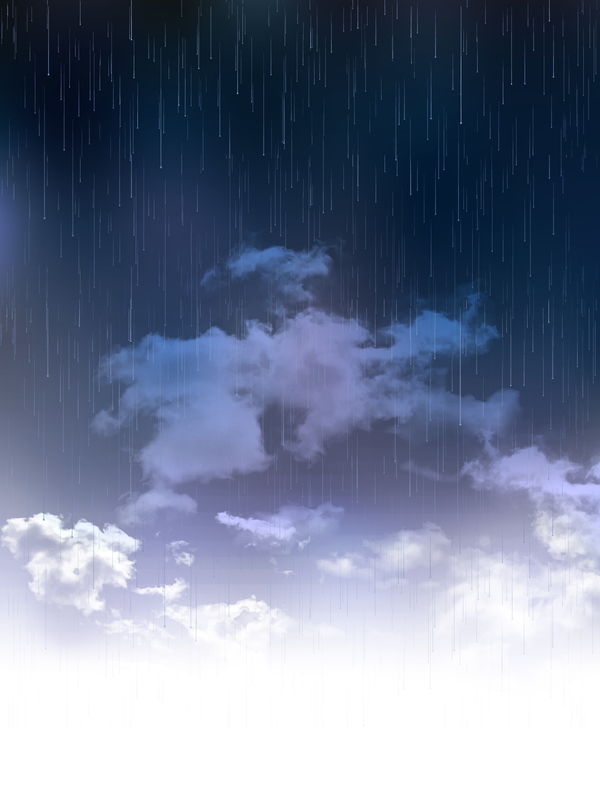 Dunkle Sturm Himmel mit Regen Vektor Hintergrund 01  