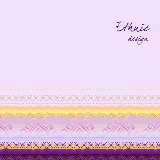 Ethnic ornamental hand drawn background vector 09  