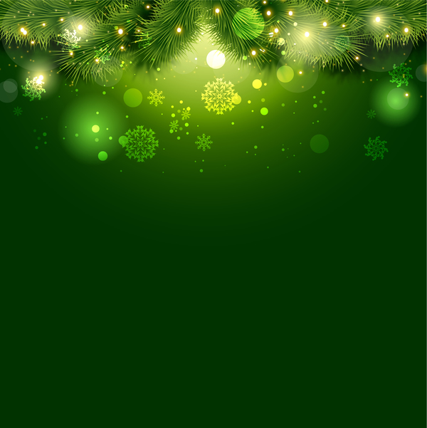 Green christmas background design vector 03  