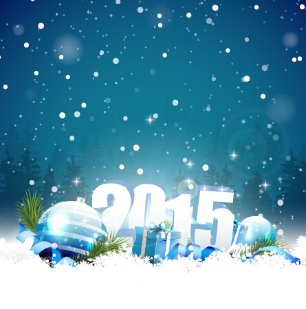 2015 winter christmas vector backgrounds 02  