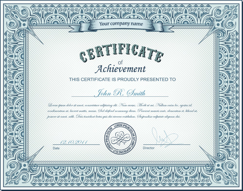 Best Certificates design vector set 10  