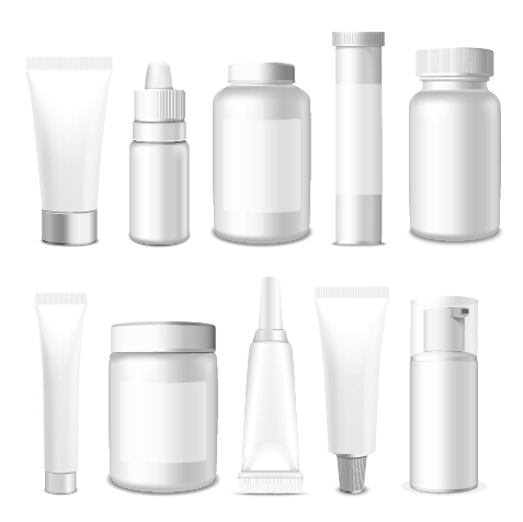 Cosmetic packaging vector material 02  