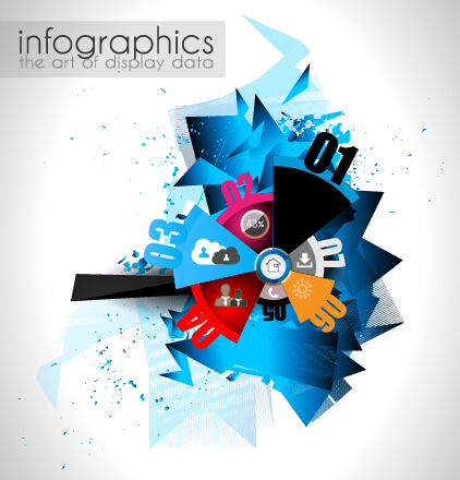 Creative timework infographic set 10 vector  