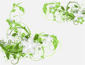 Elegant abstract flower vectors graphics 04  