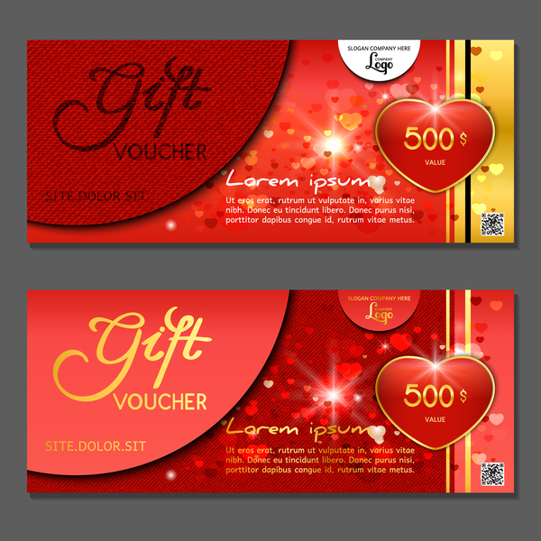 Gift voucher luxury vouchers template vector 20  