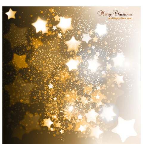 Vector set of Sparkling Christmas backgrounds art 10  