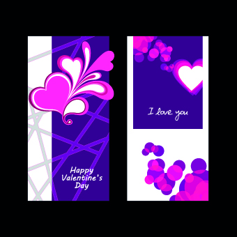 Happy Valentine Day creative banner vector 05  
