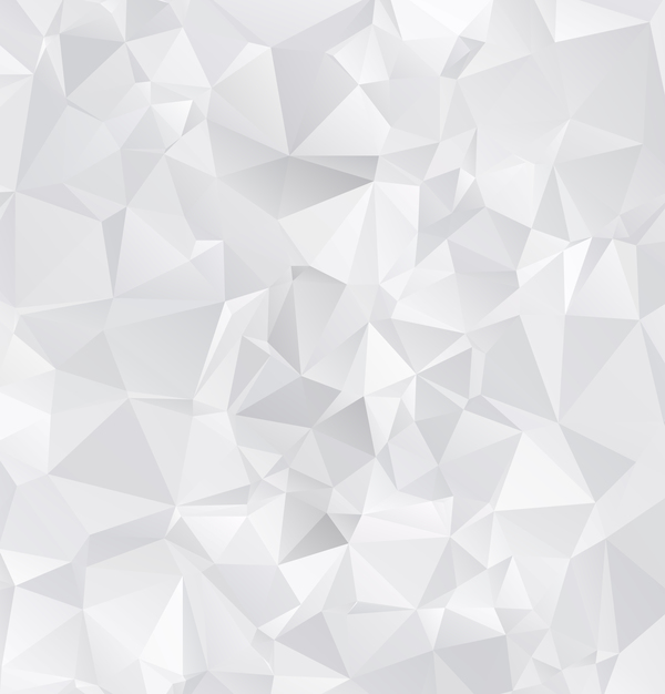 White geometric shapes backgrounds vector set 01  