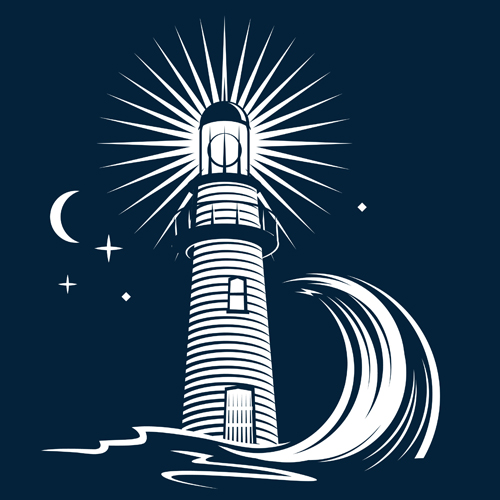 Set of Lighthouse vector material 01  