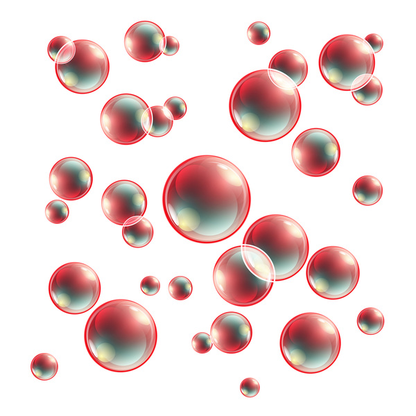 Красивые пузырьки фон Иллюстрация вектор 07  