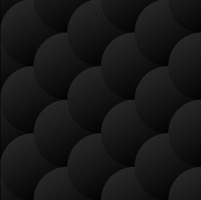 Black balls vector seamless pattern  