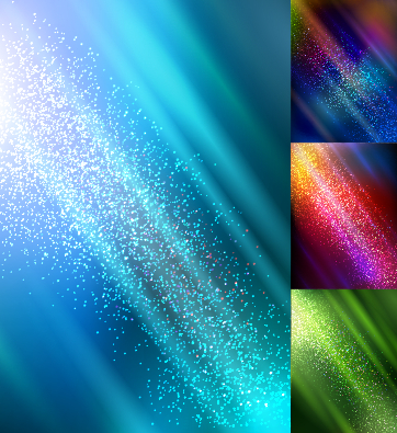 Colorful sun ray background vector 01  